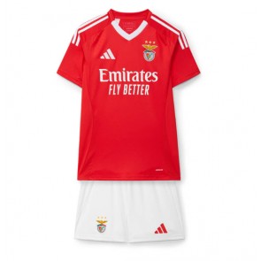 Benfica Dětské Domácí dres komplet 2024-25 Krátký Rukáv (+ trenýrky)